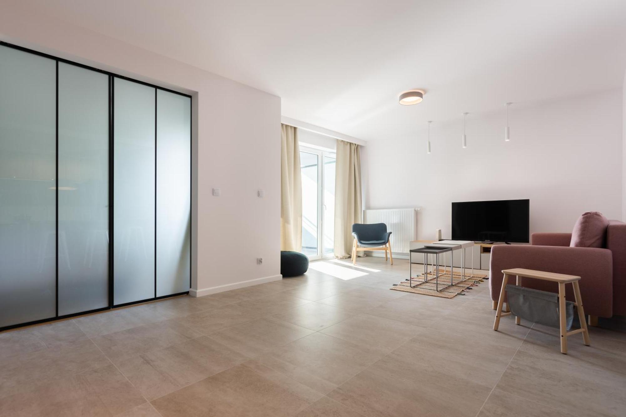 Przestronny Vermelo Parking Apartment